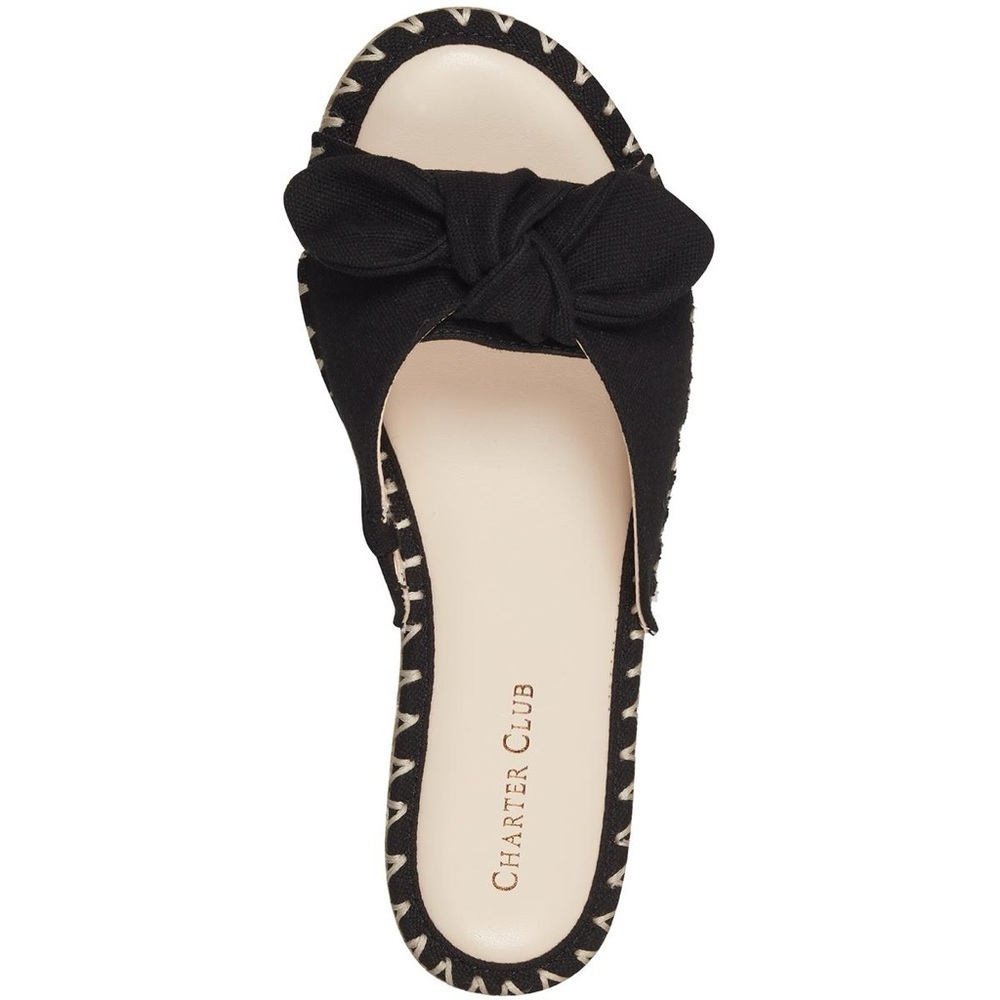Women’s Shoes| Slides| Knot espadrille Sandals - Picture 2 of 6